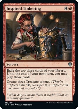 Inspired Tinkering Card Front