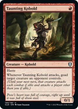 Taunting Kobold Card Front