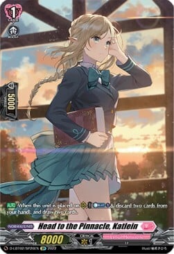 Head to the Pinnacle, Katlein Card Front