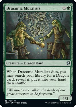 Draconic Muralists Card Front