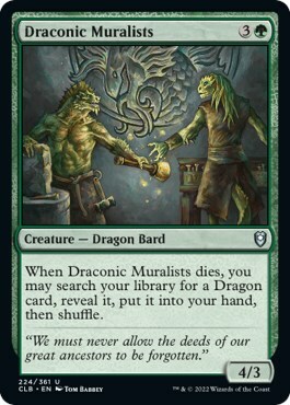 Draconic Muralists Card Front