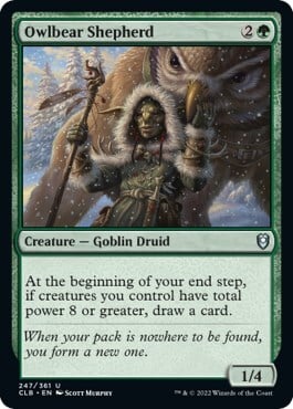 Owlbear Shepherd Card Front