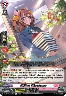 MiMish, Rikashenna [D Format] Card Front