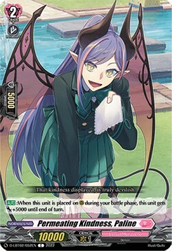 Permeating Kindness, Paline [D Format] Card Front