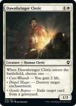 Dawnbringer Cleric Card Front
