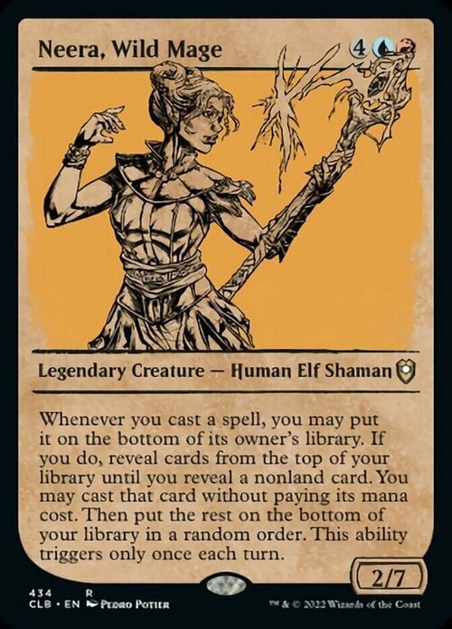 Neera, Wild Mage Card Front