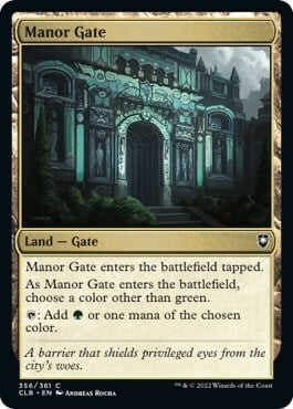 Manor Gate Card Front
