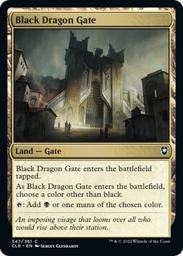 Black Dragon Gate Card Front