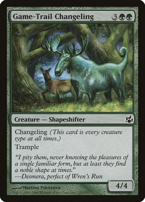 Game-Trail Changeling Card Front