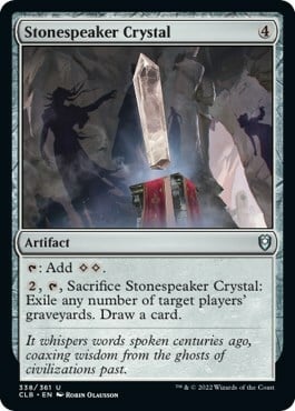 Stonespeaker Crystal Card Front