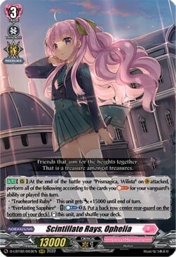 Scintillate Rays, Ophelia [D Format] Card Front