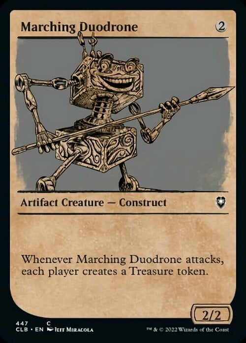 Marching Duodrone Card Front