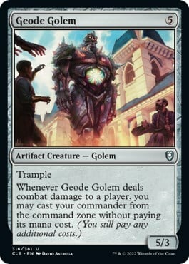 Geode Golem Card Front
