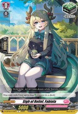 Sigh of Relief, Fabiola Card Front