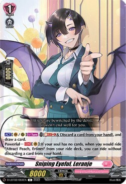 Sniping Eyeful, Leranje Card Front