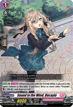 Sound in the Wind, Ducayla Card Front