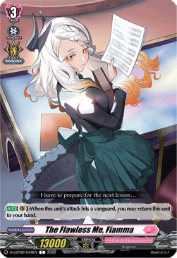 The Flawless Me, Fiamma [D Format] Card Front