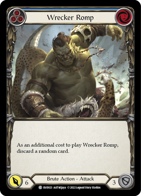 Wrecker Romp (Blue) Card Front