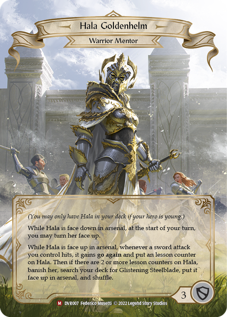 Hala Goldenhelm Card Front