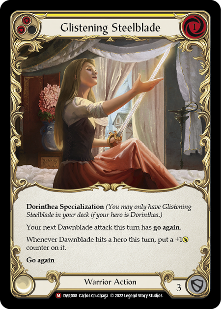 Glistening Steelblade Card Front