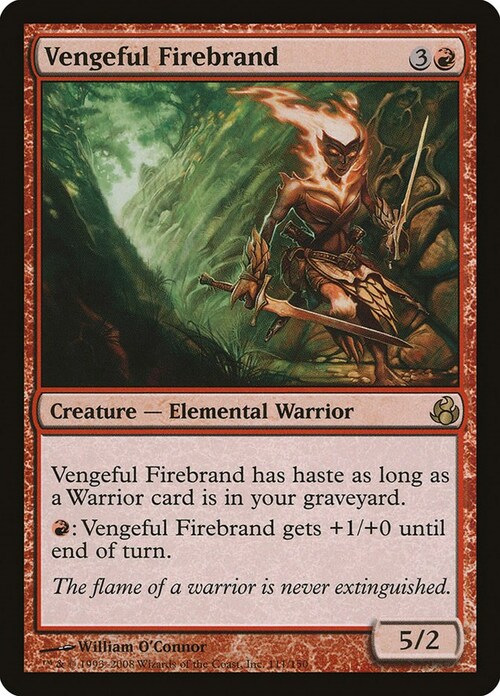 Vengeful Firebrand Card Front
