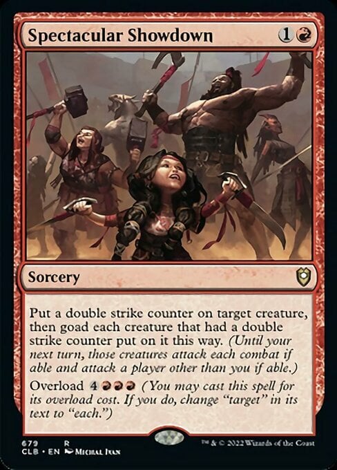 Spectacular Showdown Card Front