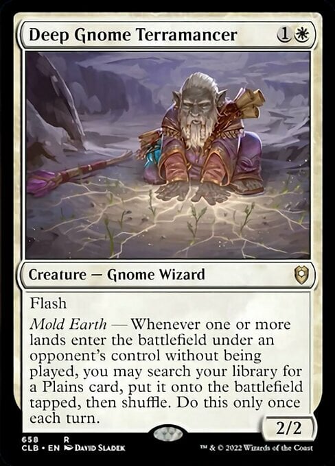 Deep Gnome Terramancer Card Front