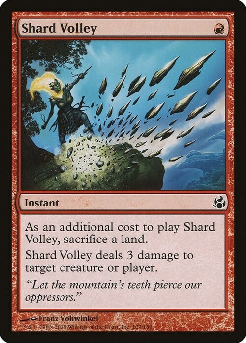 Shard Volley Card Front