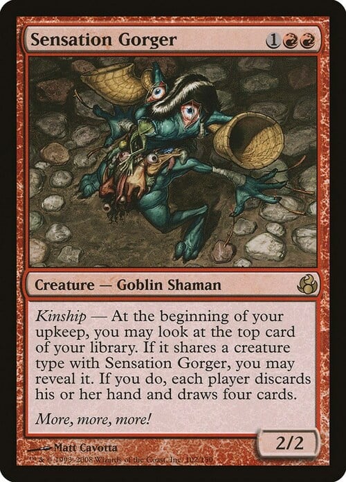 Sensation Gorger Card Front