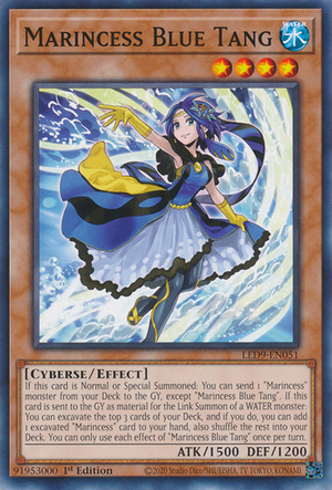 Marincess Blue Tang Card Front