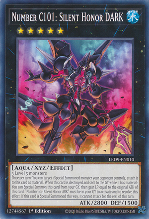 Number C101: Silent Honor DARK Card Front