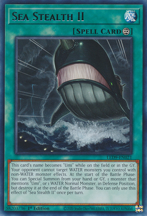 Sea Stealth II Card Front