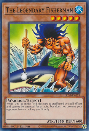 The Legendary Fisherman Card Front