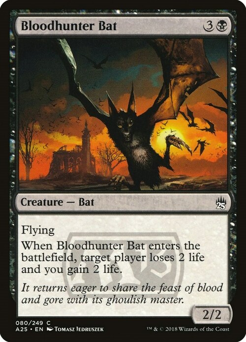 Bloodhunter Bat Card Front