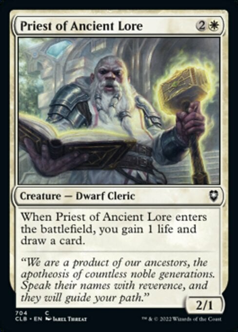 Priest of Ancient Lore Card Front