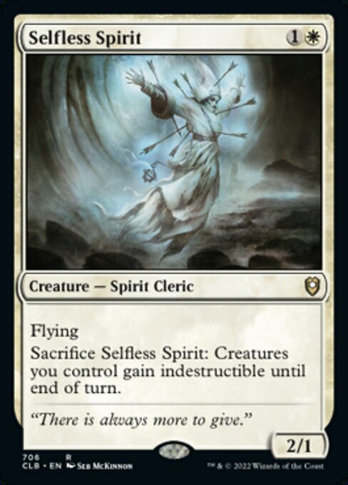 Selfless Spirit Card Front