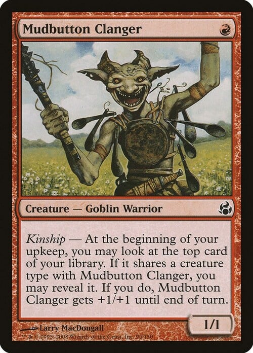 Mudbutton Clanger Card Front