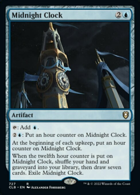 Midnight Clock Card Front