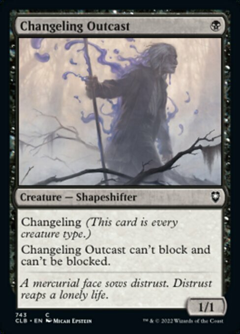 Changeling Outcast Card Front