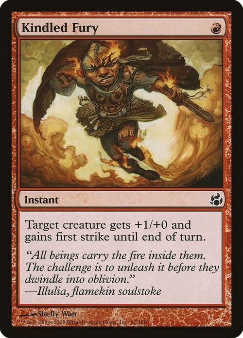 Kindled Fury Card Front