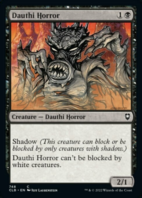 Dauthi Horror Card Front