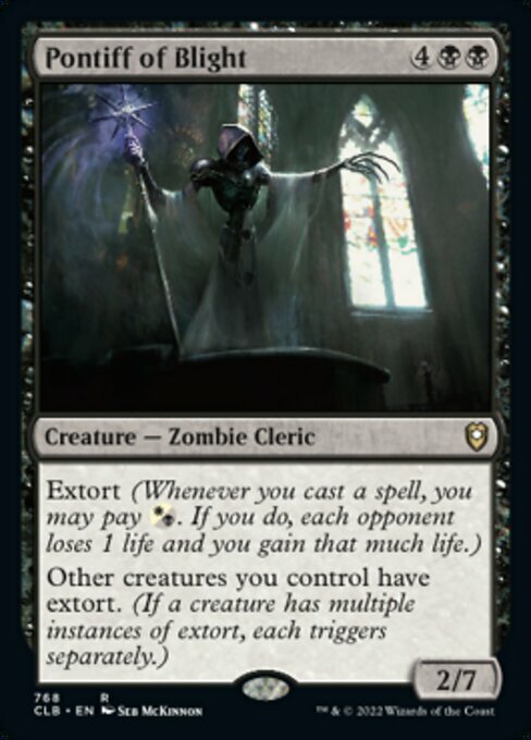 Pontiff of Blight Card Front
