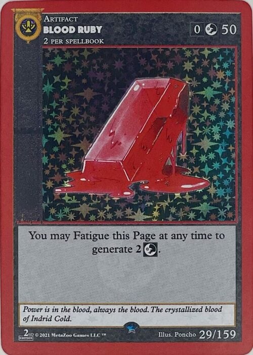 Blood Ruby Card Front