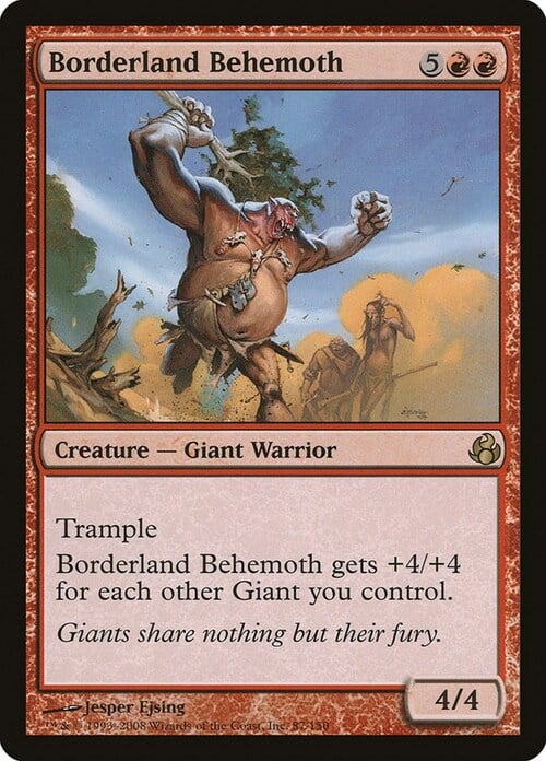 Borderland Behemoth Card Front