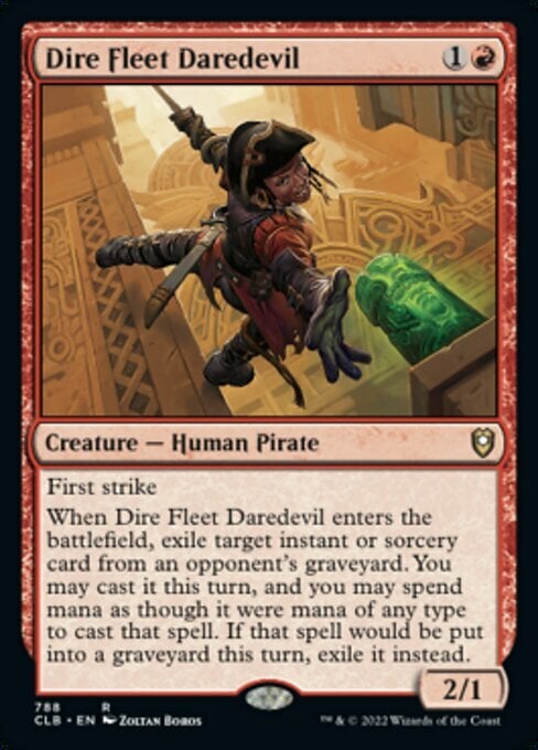 Dire Fleet Daredevil Card Front