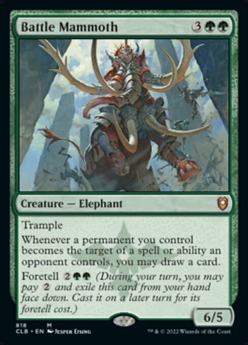 Mammut da Battaglia Card Front