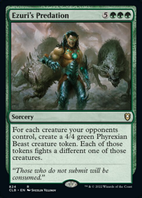 mtg ezuri commander deck Ezuri, Renegade Leader [1] [Duel Decks Elves vs Inventors] [Foil]  Face to Face Games Whenever a creature with power 2 or less enters the battlefield under your control Ezuri's Predation Commander Legends: Battle