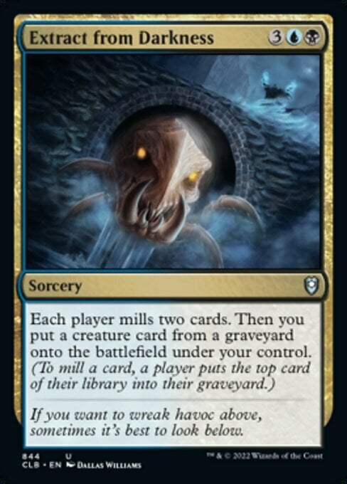Extract from Darkness Card Front