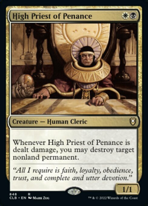 Gran Sacerdote della Penitenza Card Front