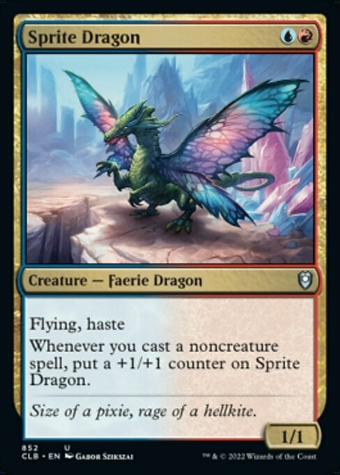 Sprite Dragon Card Front